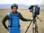 'Cameraman Jeff Kehl in action'